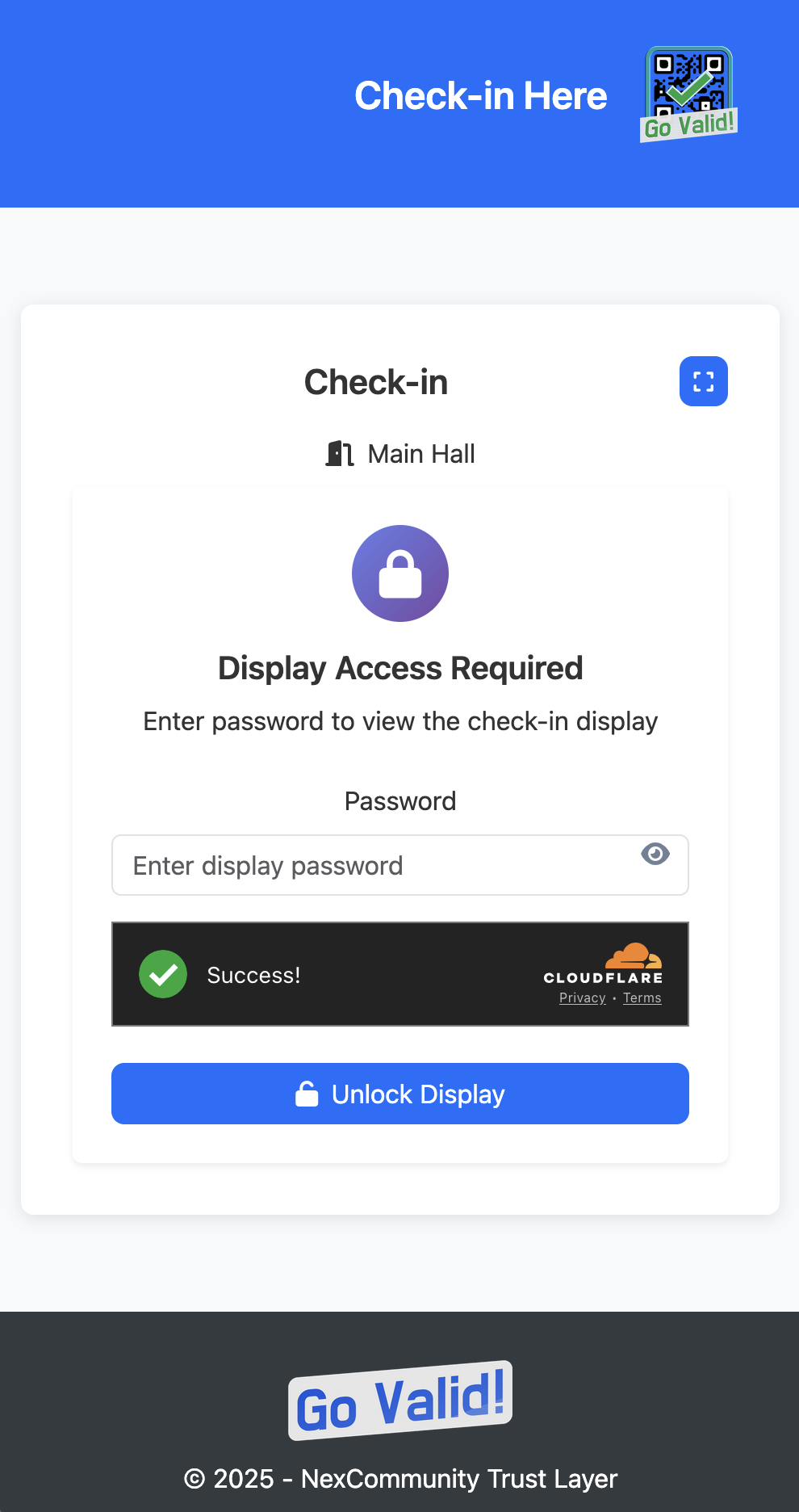 Display Password